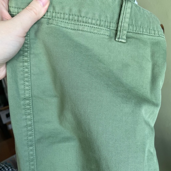 GAP Green High Rise Wide Leg Crop Jeans Size 8 - Picture 6 of 6